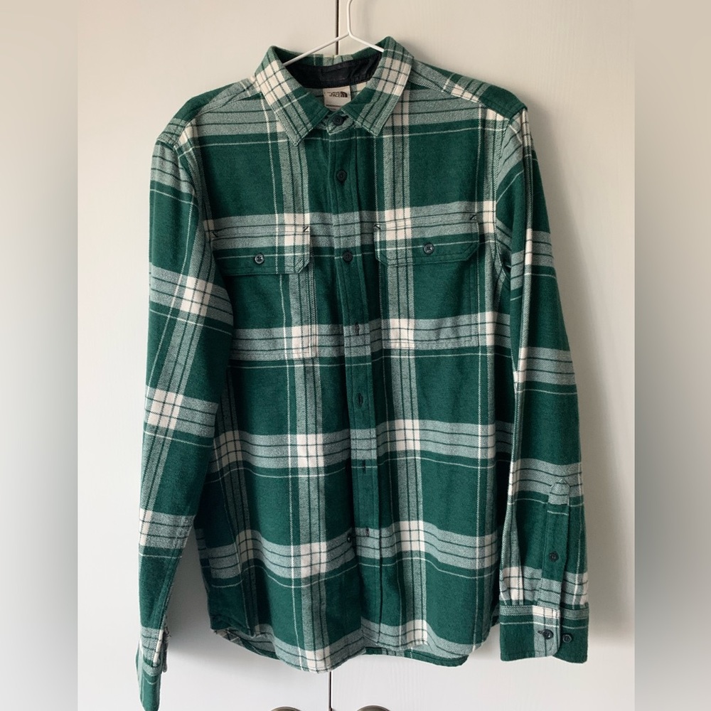 The North Face Flannel (thick, warm-weather)